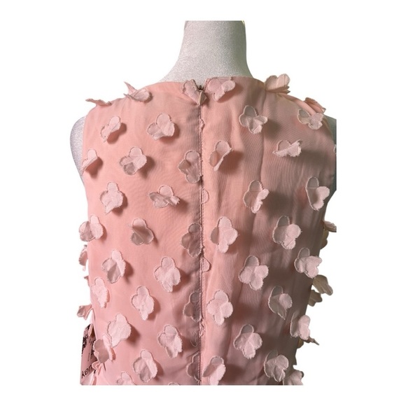 Active Seller! Kensie Blush Floral Midi Dress Size 6 Easter Spring - Picture 9 of 10